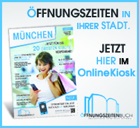 Öffnungszeiten im Onlinekiosk