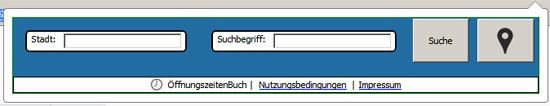Das Öffnungszeiten Addon in der Taskleiste