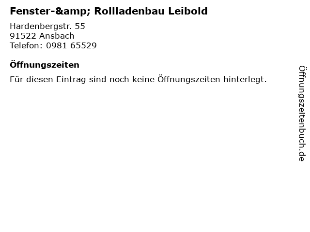 Fenster Ansbach