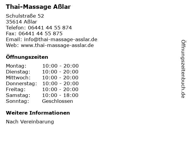 Thai massage asslar