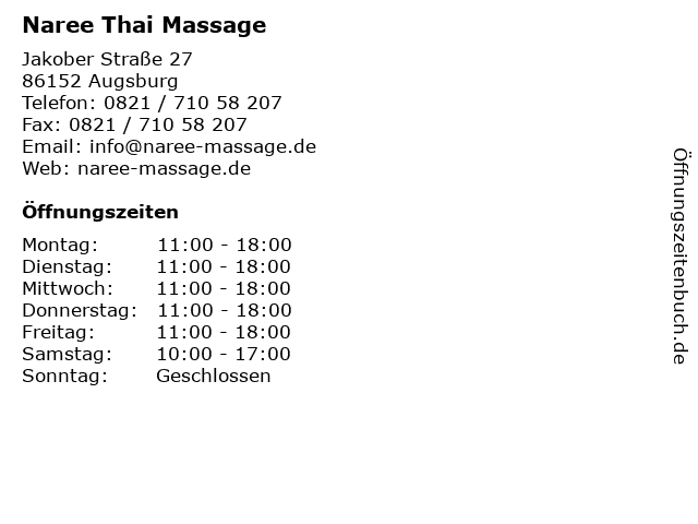 Augsburg in thai massage Nirwana Thai