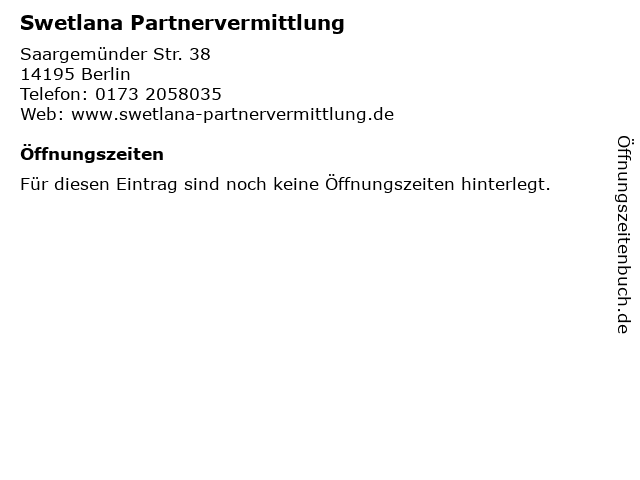 swetlana partnervermittlung berlin