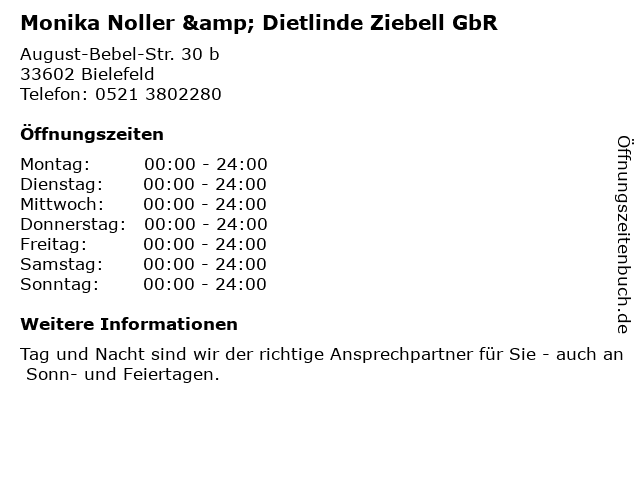 Monika Noller & Dietlinde Ziebell GbR in Bielefeld: Adresse und Öffnungszeiten