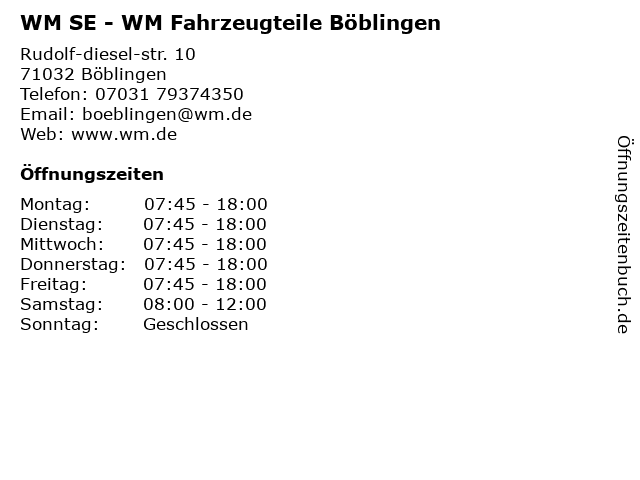 ᐅ Offnungszeiten Trost Auto Service Technik Se Rudolf Diesel