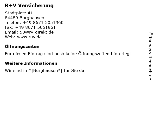 ᐅ Offnungszeiten Vr Meine Raiffeisenbank Eg Altotting Muhldorf