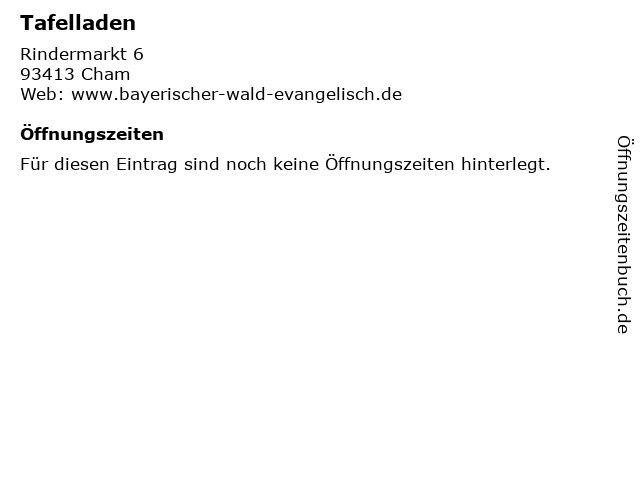 ᐅ Öffnungszeiten „Tafelladen“