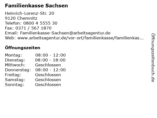 Familienkasse Sachsen