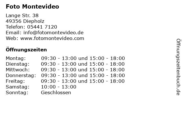 Foto Montevideo in Diepholz: Adresse und Öffnungszeiten