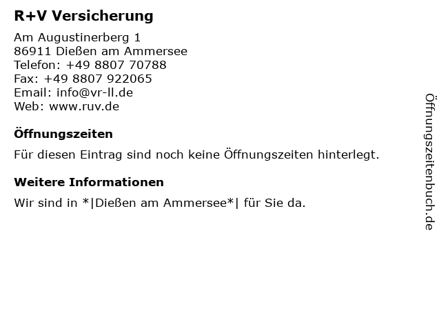 ᐅ Offnungszeiten Vr Bank Landsberg Ammersee Eg Am