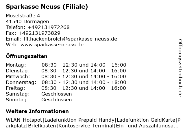 sparkasse hackenbroich telefonnummer