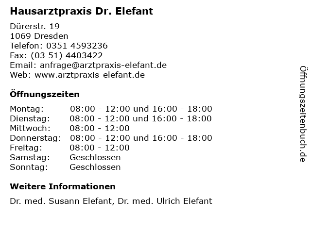 Dr. Elefant Dresden