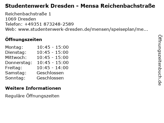 Mensa reichenbachstraße