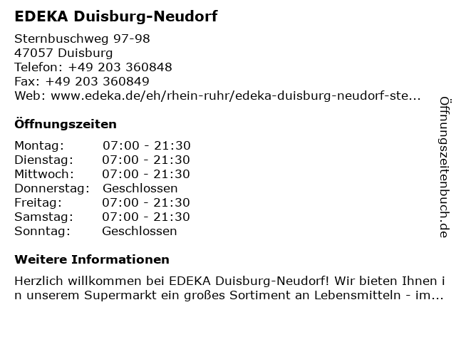 Lotto Neukauf in Duisburg: Adresse und Öffnungszeiten
