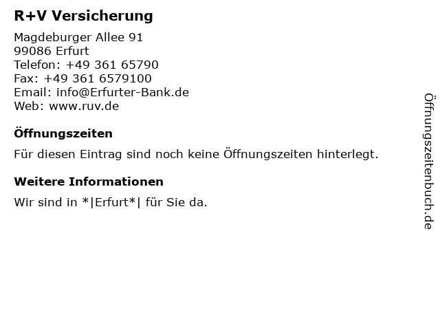 ᐅ Offnungszeiten Erfurter Bank Eg Geschaftsstelle Erfurt