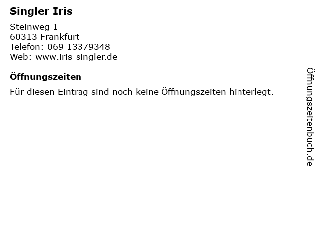 iris singler cosmetics frankfurt