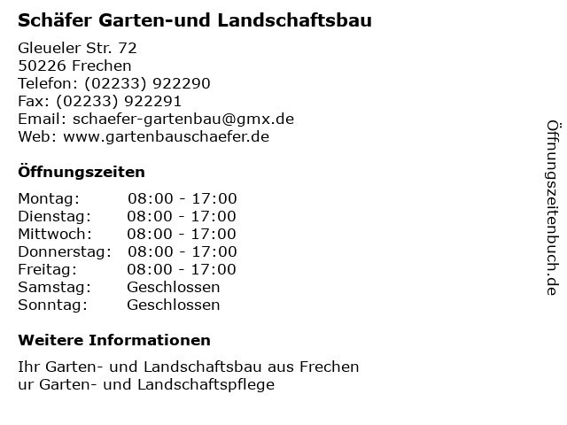Garten Und Landschaftsbau Frechen : Landschaftsgartnerei 6x In Frechen