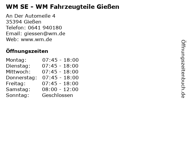 ᐅ Offnungszeiten Trost Auto Service Technik Se An Der
