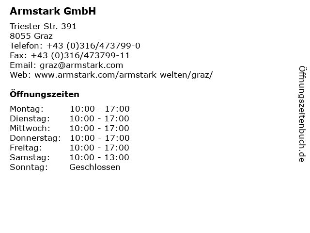Armstark GmbH in Graz: Adresse und Öffnungszeiten