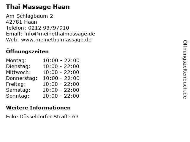 Massage haan thai Baan Thai