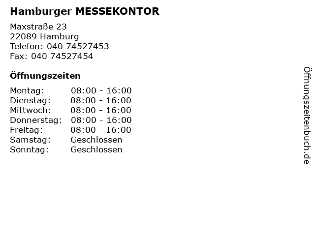 Maxstrasse hamburg