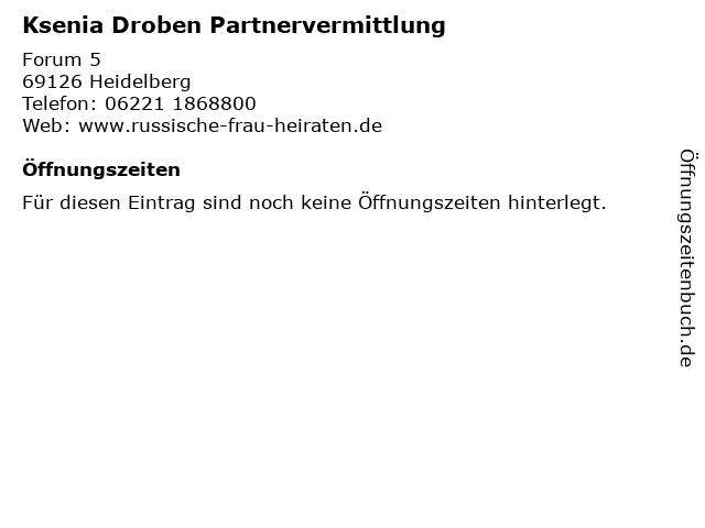 InterLine GmbH, Ksenia Droben Partnervermittlung - Heidelberg () - YellowMap