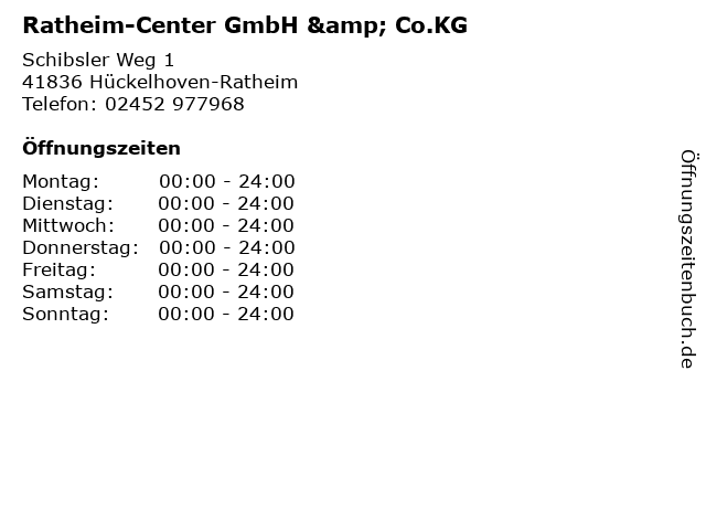 Ratheim-Center GmbH & Co.KG in Hückelhoven-Ratheim: Adresse und Öffnungszeiten