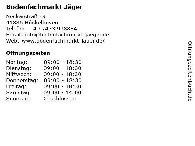ᐅ Offnungszeiten Teppich Fritz Neckarstrasse 9 In Huckelhoven
