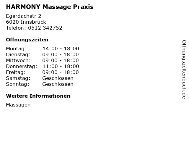 Innsbruck massagen Thai massage