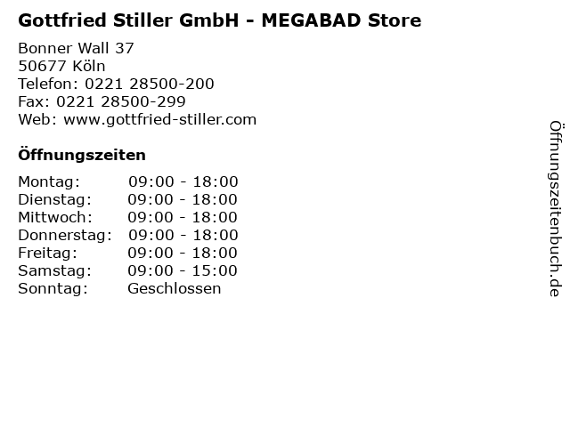 ᐅ Öffnungszeiten „Gottfried Stiller GmbH - Bäderstraße ... ᐅ Öffnungszeiten „Gottfried Stiller GmbH - Bäderstraße ...