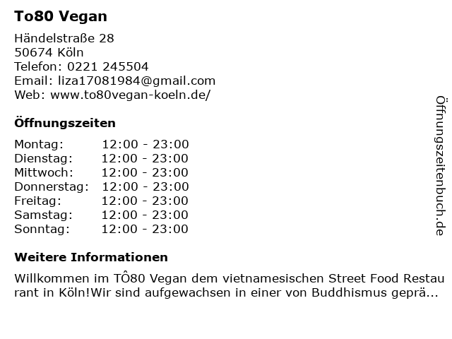 ᐅ Offnungszeiten Thai Haus Handelstr 28 In Koln