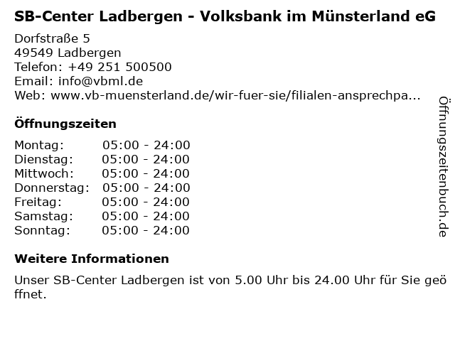 ᐅ Offnungszeiten Vr Bank Kreis Steinfurt Eg Geschaftsstelle