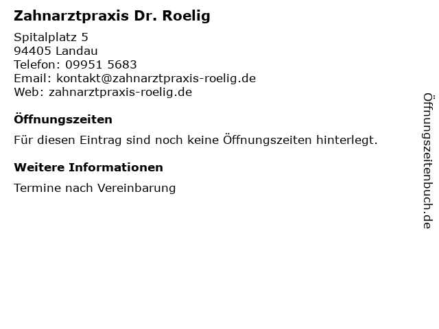 ᐅ Öffnungszeiten „Hermann Roelig Zahnarzt“ Hauptstr. 92