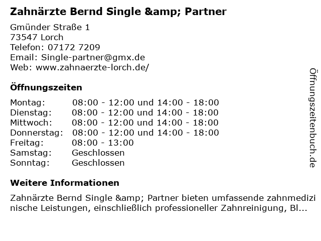 dr single lorch hartz 4 társkereső