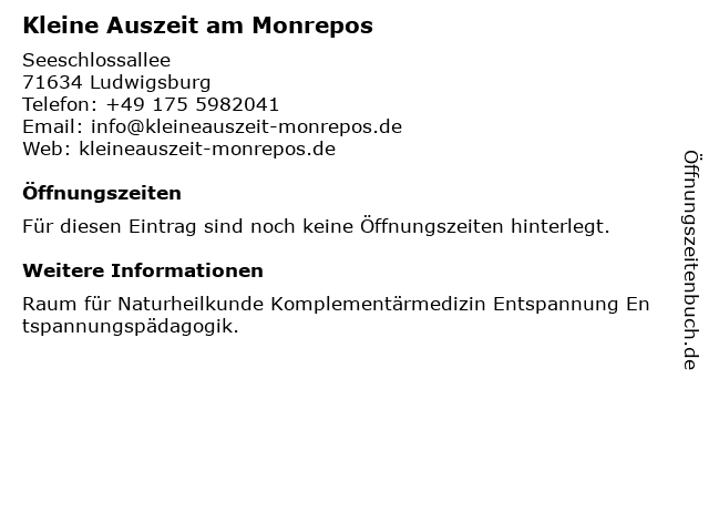 Kleine Auszeit am Monrepos in Ludwigsburg: Adresse und Öffnungszeiten