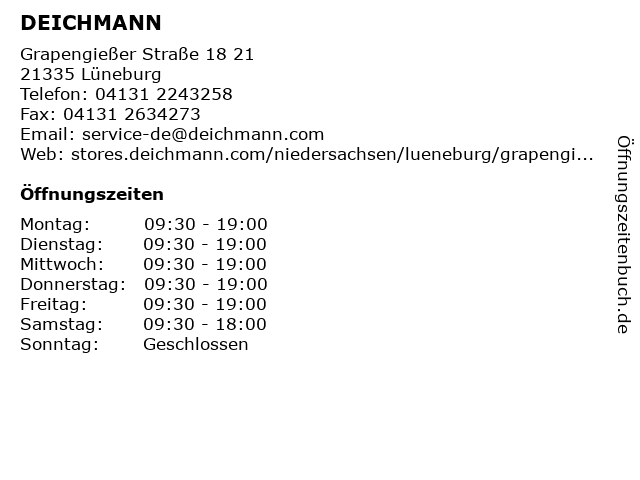 ᐅ „Deichmann-Schuhe“ | 18-21 in Lüneburg