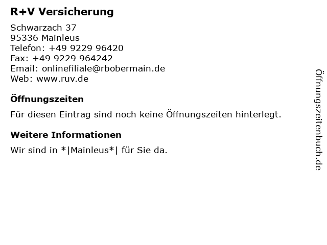 ᐅ Offnungszeiten Raiffeisenbank Obermain Nord Eg