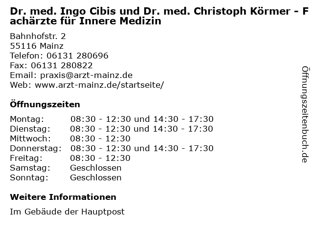 ᐅ Offnungszeiten Dr Juraj Galan Hausarzt Internist