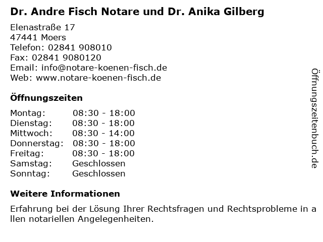 Notare Dr. Jur. Martin Koenen Und Dr. Jur. Andre Fisch ᐅ Öffnungszeiten „Dr. Martin Koenen und Dr. Andre Fisch“ | Elenastraße