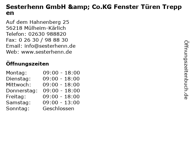 Sonnenschutz - Sesterhenn GmbH & Co. KG