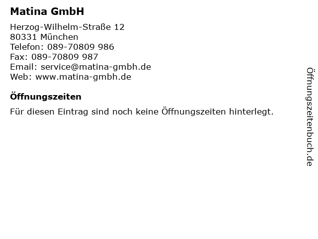 Tierversuche matina gmbh Matina GmbH