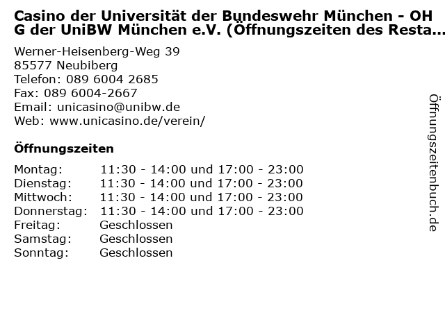 Bundeswehr Casino Neubiberg