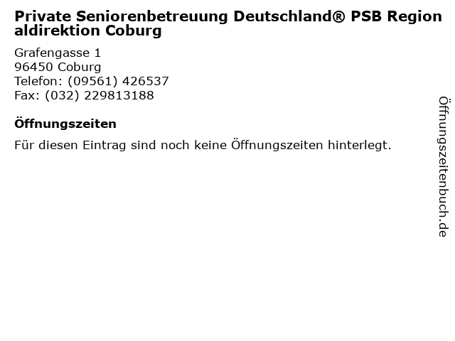 ᐅ Offnungszeiten Private Seniorenbetreuung Deutschland Standort Nurnberg Aussere Bayreuther Str 59 In Nurnberg