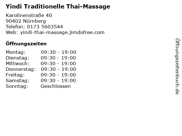 Massage nuernberg thai Charita Thaimassage