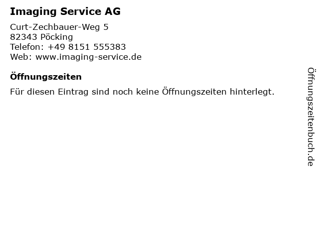 Imaging Service AG in Pöcking: Adresse und Öffnungszeiten
