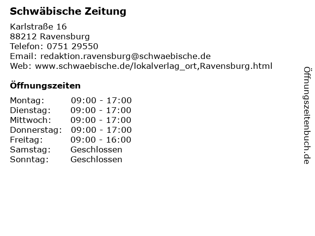 Schwäbische zeitung ravensburg