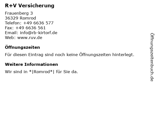 ᐅ Offnungszeiten Raiffeisenbank Kirtorf Eg Geschaftsstelle