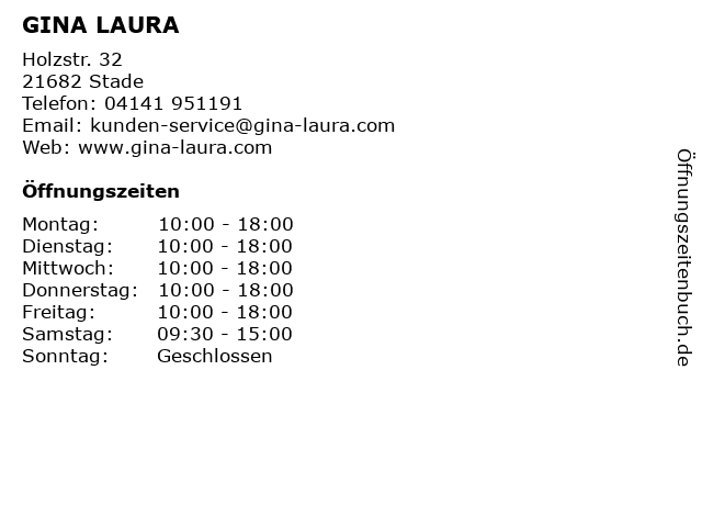 GINA LAURA in Stade: Adresse und Öffnungszeiten