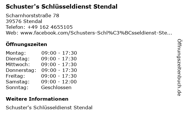 Schlüsseldienst stendal