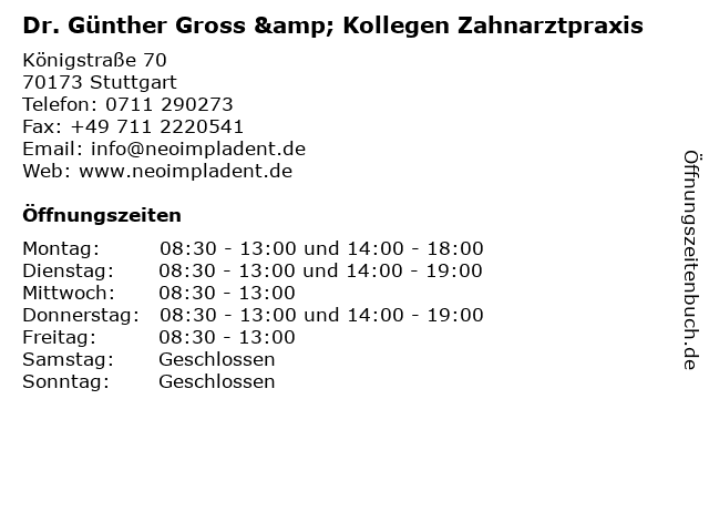 Zahnarzt Stuttgart Königstraße 2  : Die Fortbildung Ist Ausgerichtet Auf Eine Tätigkeit In Der Freien Praxis Einer Niedergelassenen Zahnärztin Oder Eines Niedergelassenen.