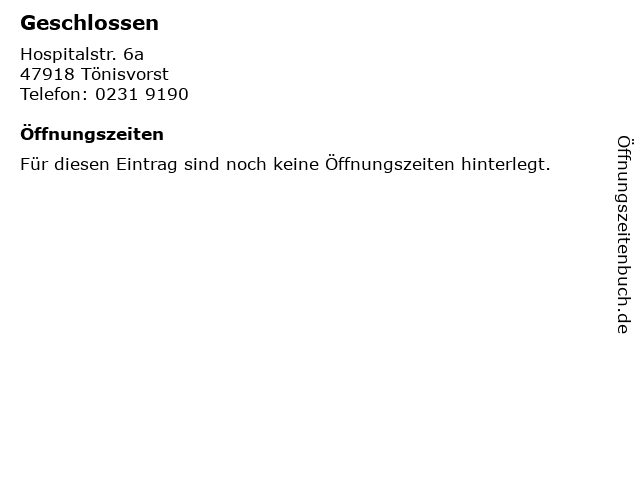 ᐅ Offnungszeiten Die Continentale A E Versicherungsservice Gmbh Hospitalstr 6a In Tonisvorst